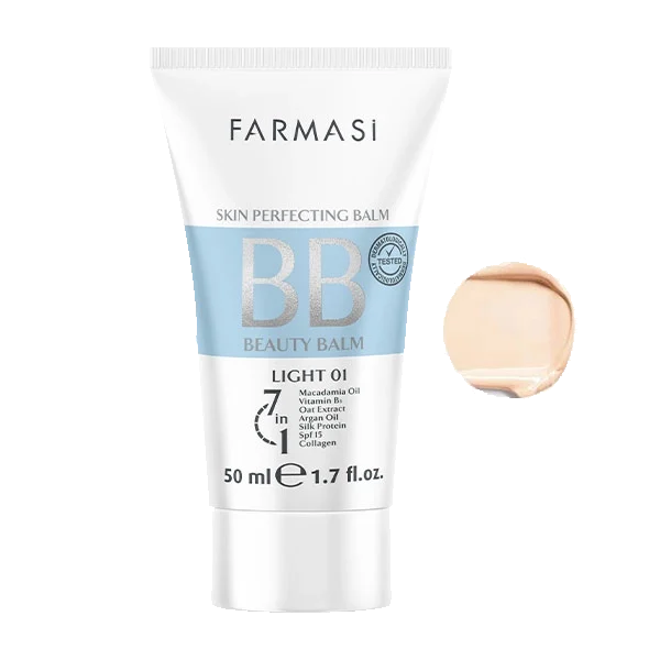 بی بی کرم فارماسی Farmasi BB Cream مدل ۷ در ۱ رنگ light 01