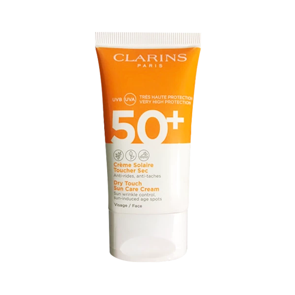 کرم ضد آفتاب کلارنس مدل درای تاچ Clarins Dry Touch SPF50